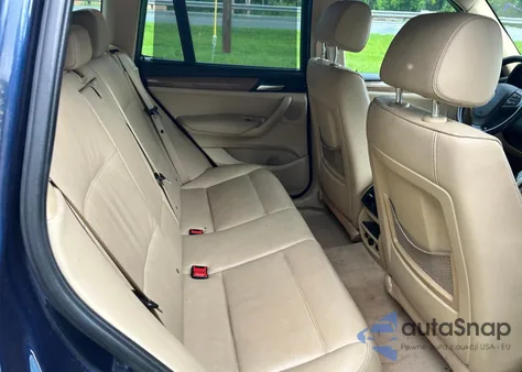 2011 BMW X3 xDrive28I из США, поврежденный, VIN 5UXWX5C55BL707248